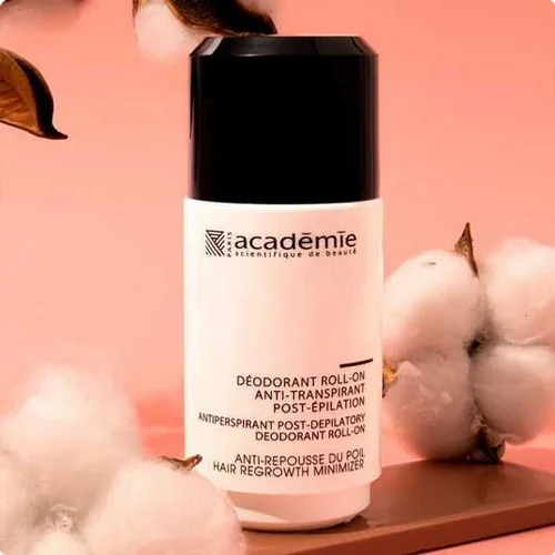Дезодорант-антиперспирант после депиляции Academie Antiperspirant Post-Depilatory Deodorant Roll-On купить в Украине / Antiperspirant post depilatory deodorant roll-on Academie buy in Ukraine